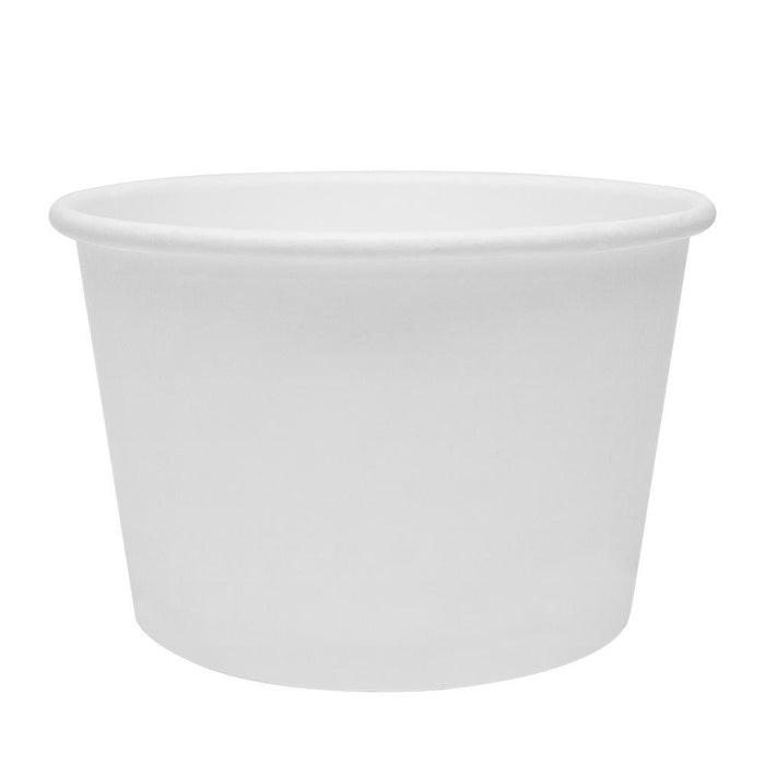 Karat Earth 16oz Eco-Friendly Paper Food Containers - White (114.6mm) - 500 ct-To-Go Packaging-Karat-Restaurant Supply Drop