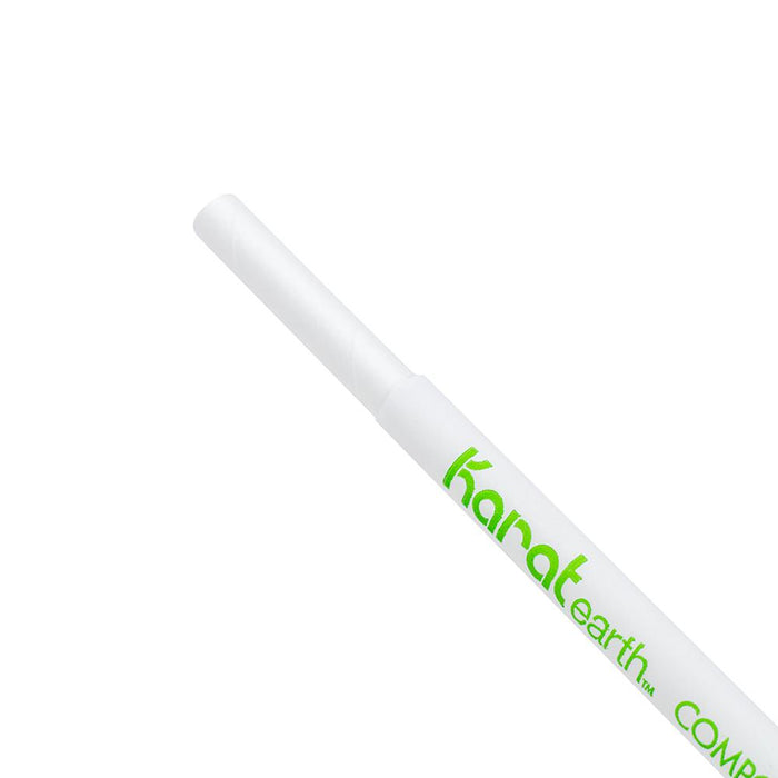 Karat Earth 7.75" Jumbo Paper Straw (5mm) White (2,000 ct)-Paper Straws-Restaurant Supply Drop-Restaurant Supply Drop