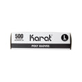 Karat Poly Gloves (Clear) Distributor Pack- Large - 10,000 ct-Gloves-Karat-Restaurant Supply Drop