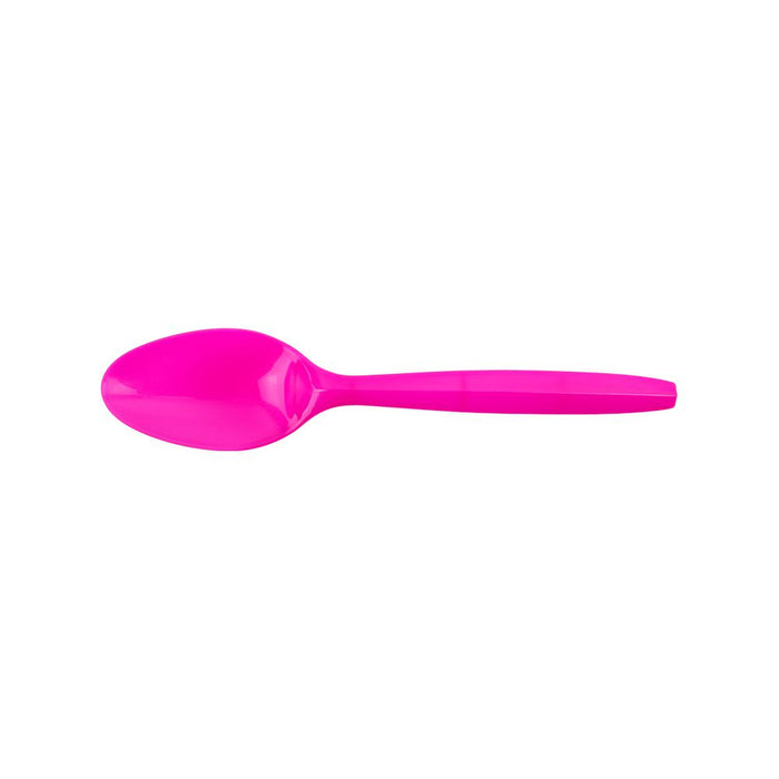 Karat PP Medium Weight Color Changing Tea Spoons - Pink to Purple - 1,000 ct-Utensils-Karat-Restaurant Supply Drop
