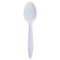 Karat PP Medium Weight Dessert Spoons Bulk Box - White - 1,000 ct-Utensils-Karat-Restaurant Supply Drop