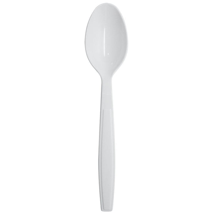 Karat PS Extra Heavy Weight Tea Spoons - White - Wrapped - 1,000 ct-Utensils-Karat-Restaurant Supply Drop