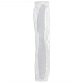 Karat PS Heavy Weight Knives - White - Wrapped - 1,000 ct-Utensils-Karat-Restaurant Supply Drop