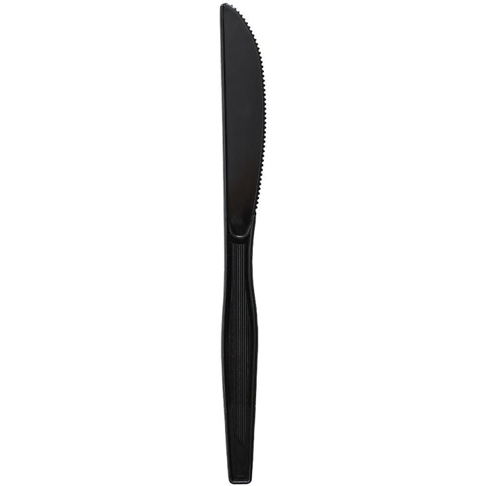 Karat PS Medium-Heavy Weight Knives Bulk Box - Black - 1,000 ct-Utensils-Karat-Restaurant Supply Drop