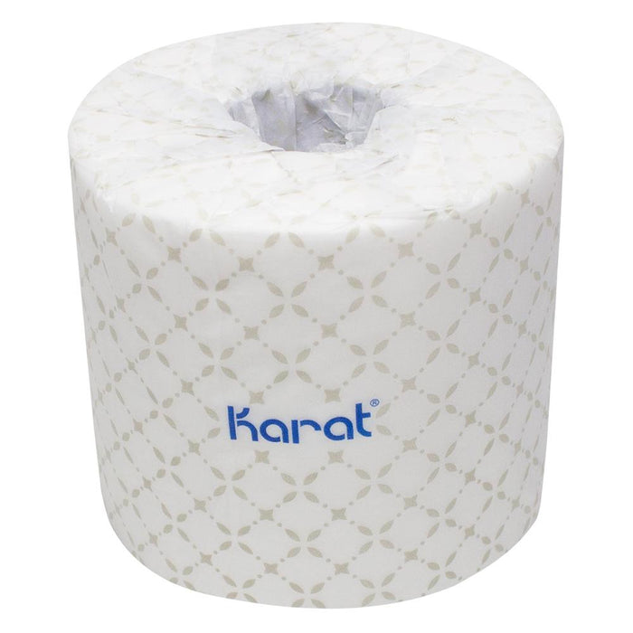 Karat Standard 2-ply Toilet Paper Rolls - 48 ct-Janitorial & Sanitation-Karat-Restaurant Supply Drop