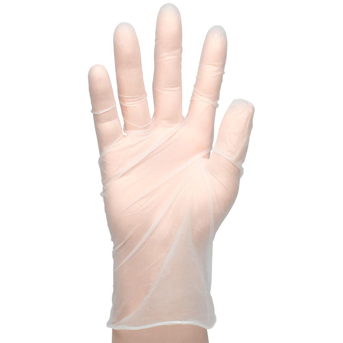 Karat Vinyl Powder-Free Gloves (Clear) - Large - 1,000 ct-Gloves-Karat-Restaurant Supply Drop