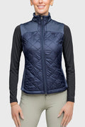 Kastel Denmark Navy Quilted Full Zip Vest