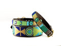 Kenyan Collection Peacock Beaded Dog Collar