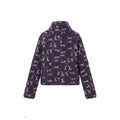 Kerrits Kids Berber Flying Horse Full Zip Jacket- Elderberry