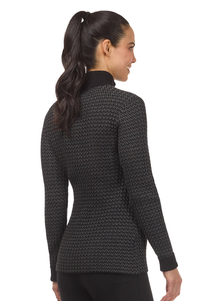 Kerrits Quarter Zip Herringbone Sweater '25