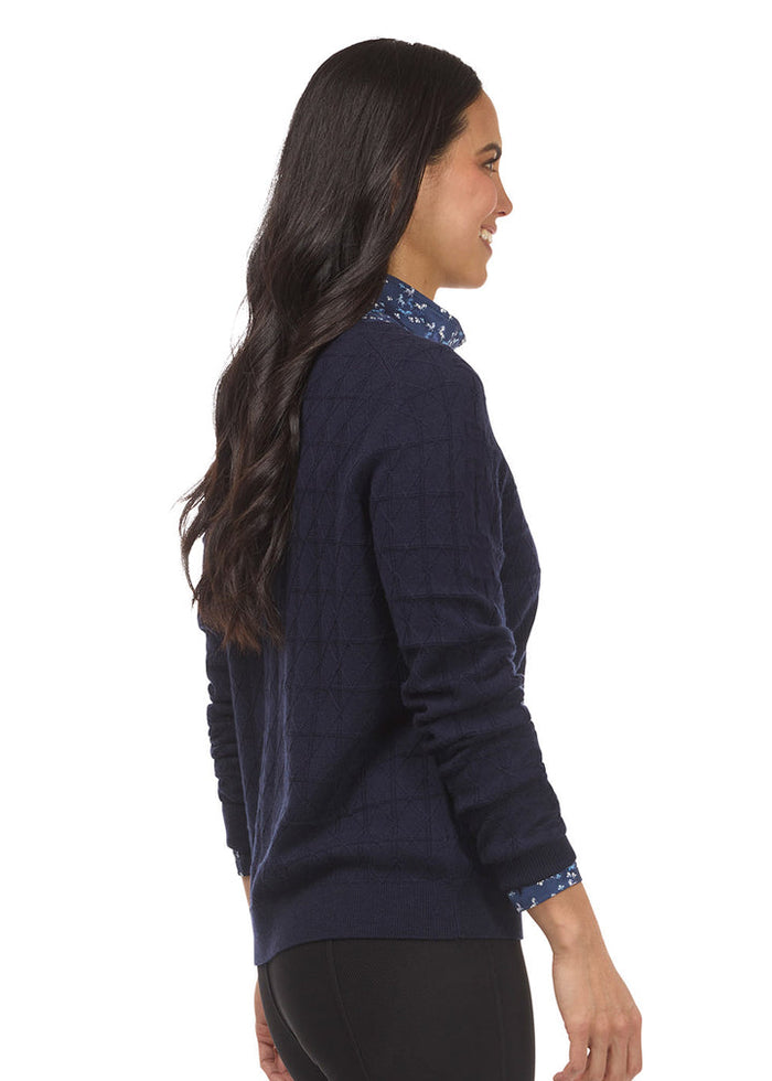 Kerrits Women's Bit of Diamond Crew Neck Sweater '25
