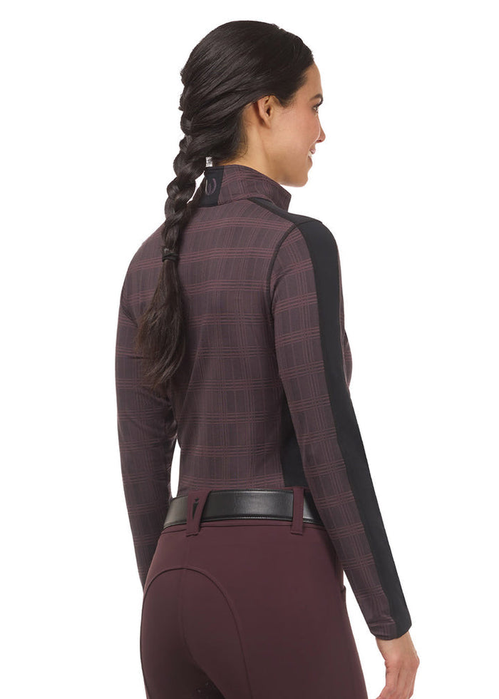 Kerrits Women's Stretch Plaid Quarter Zip Top '25