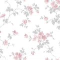 Kristina - Pastel Floral Wallpaper - Pink