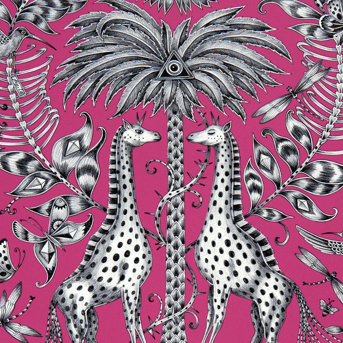 Kruger Wallpaper - Magenta