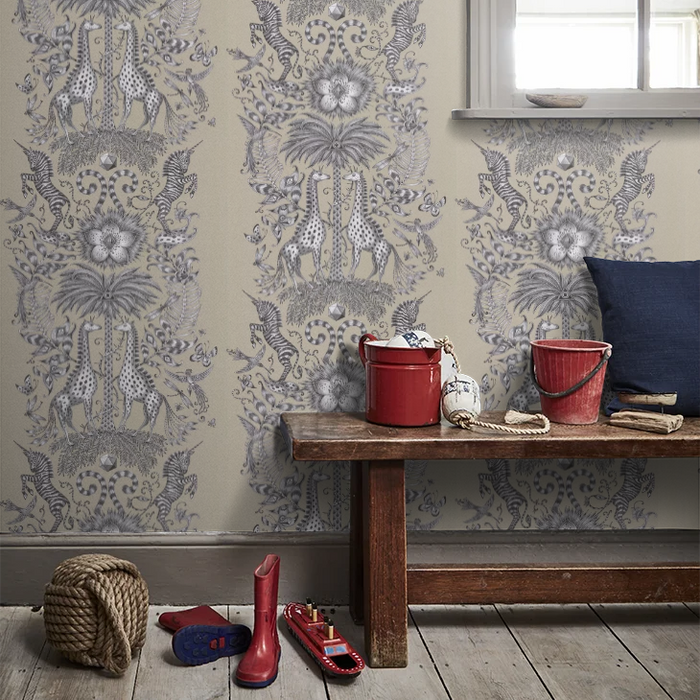 Kruger Wallpaper - Monochrome (light bronze)