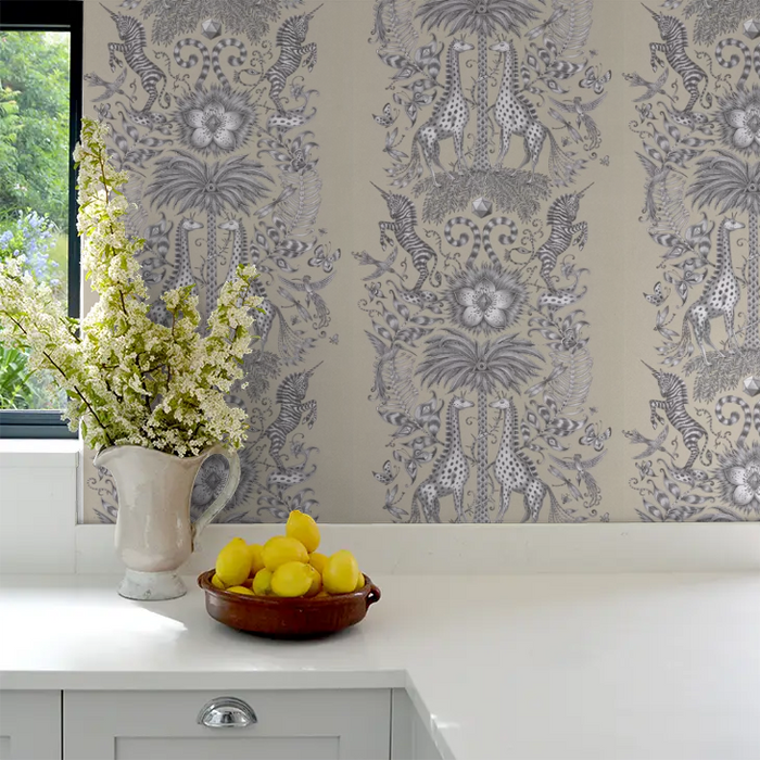 Kruger Wallpaper - Monochrome (light bronze)