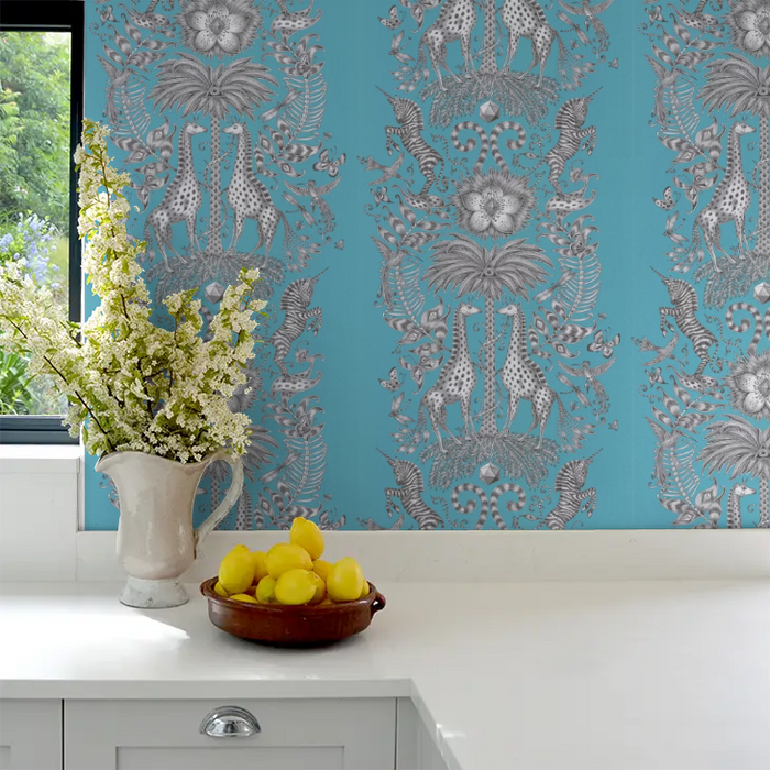 Kruger Wallpaper - Teal