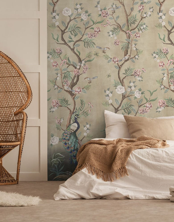 Kubla Khan Hybrid Mural Wallpaper - Sand