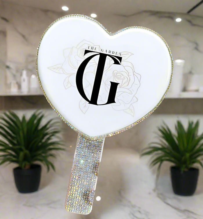 Large Handle Garden Mirror