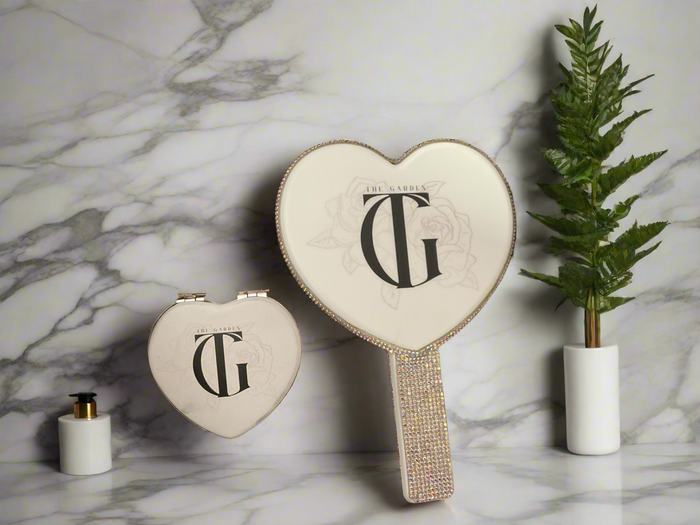 Large Handle Garden Mirror