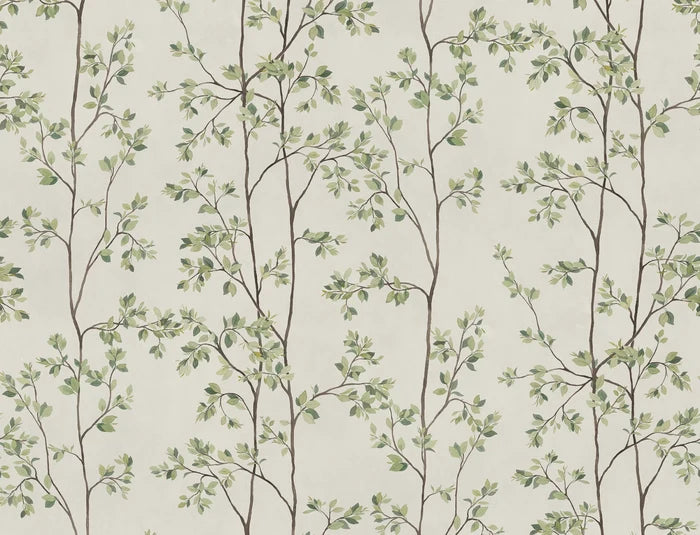 Laura – Green – custom sized wallpaper mural (per m²)