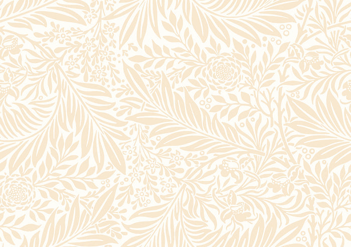 Leaf Vine Wallpaper - Butter