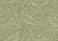 Leaf Vine Wallpaper - Olivine