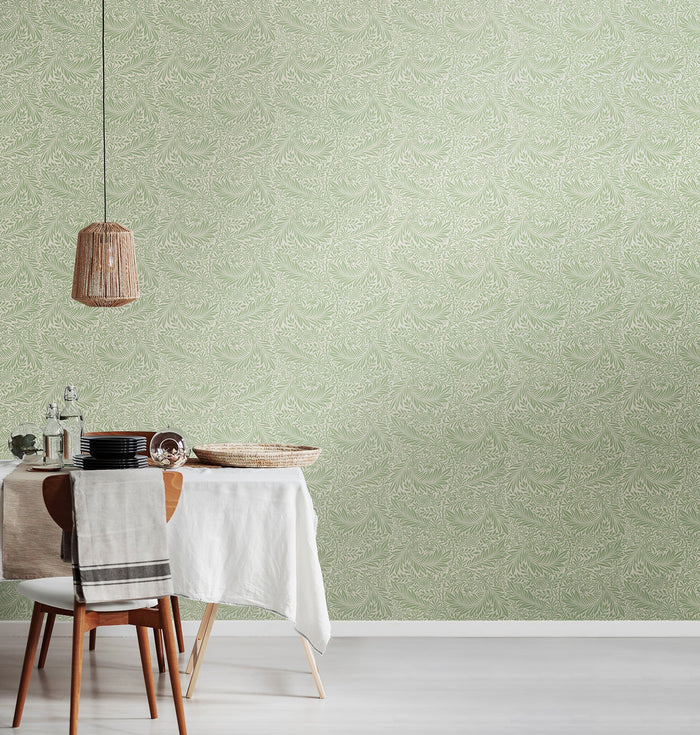 Leaf Vine Wallpaper - Sage