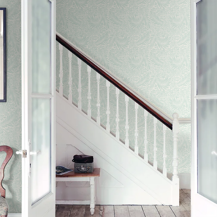 Leaf Vine Wallpaper - Seafoam