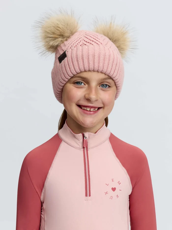 LeMieux Mini Double Pom Beanie