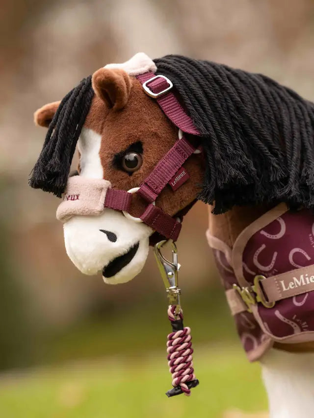 LeMieux Toy Pony Vogue Halter & Leadrope Blackberry
