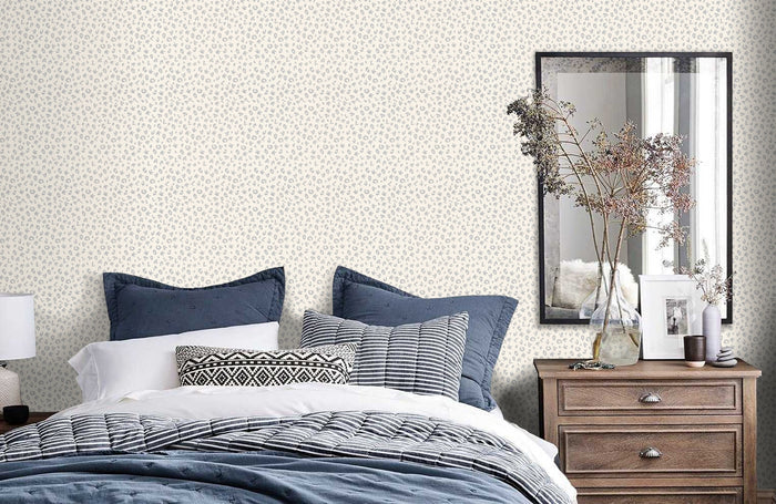 Leopard Alphabet Wallpaper - Cream - Discontinuing