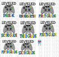 Leveled up school bundle PNG