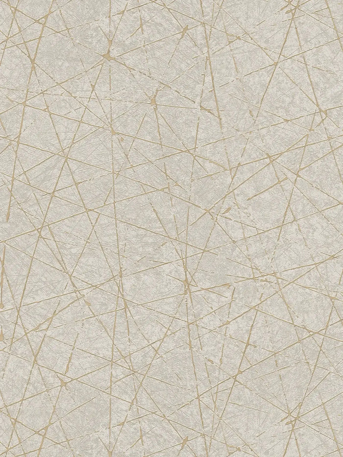 Linear Web - Geometric Wallpaper - Pearl