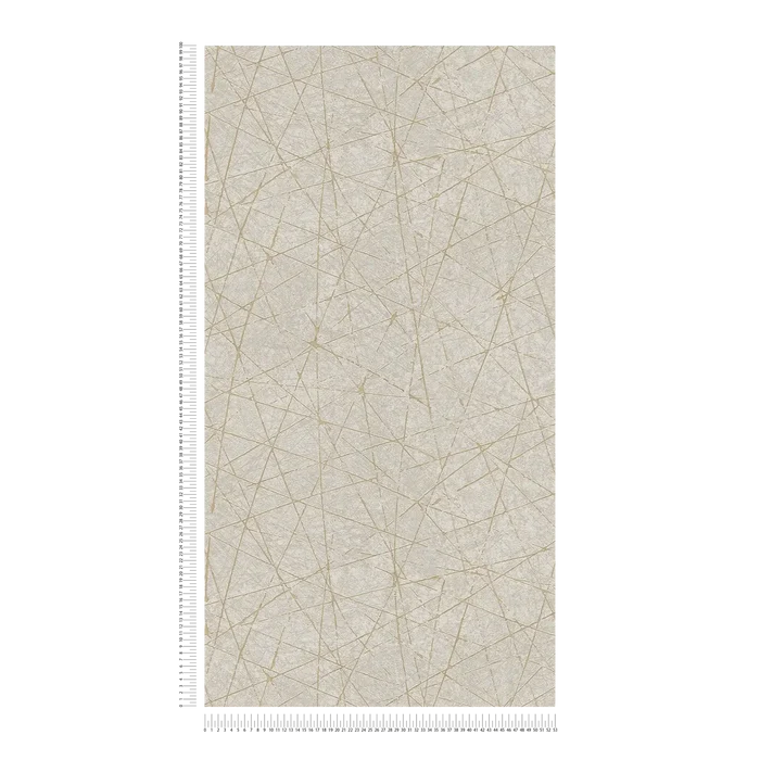 Linear Web - Geometric Wallpaper - Pearl