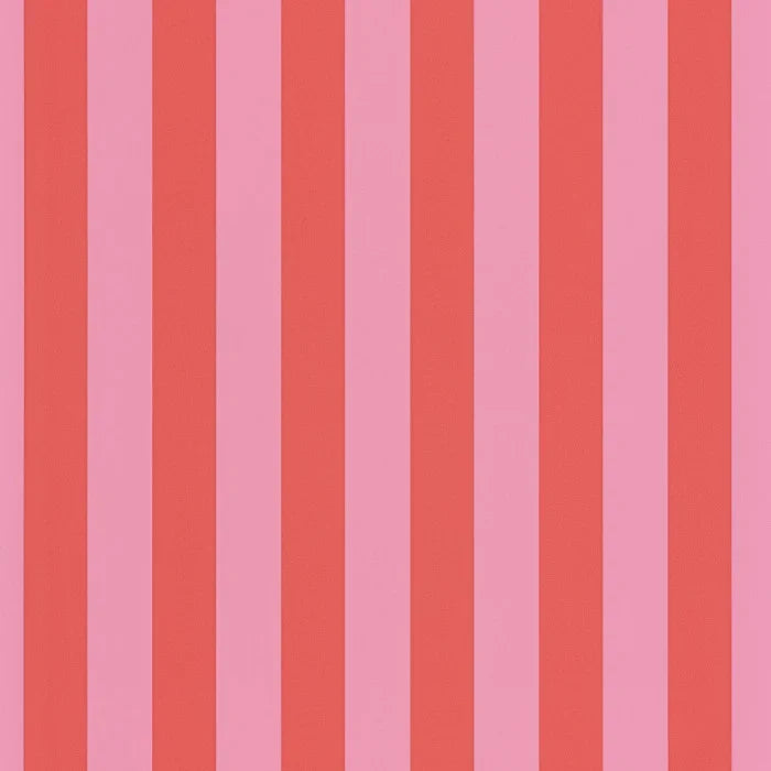 Little Lines Wallpaper - Rose Corail