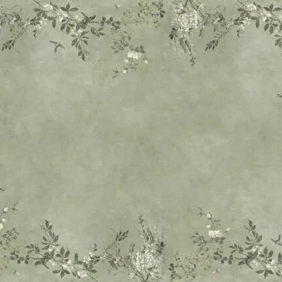 Luca Rectangle – Sage Green – custom sized wallpaper mural (per m²)