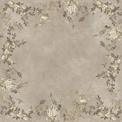 Luca Square – Beige – custom sized wallpaper mural (per m²)