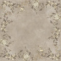Luca Square – Beige – custom sized wallpaper mural (per m²)