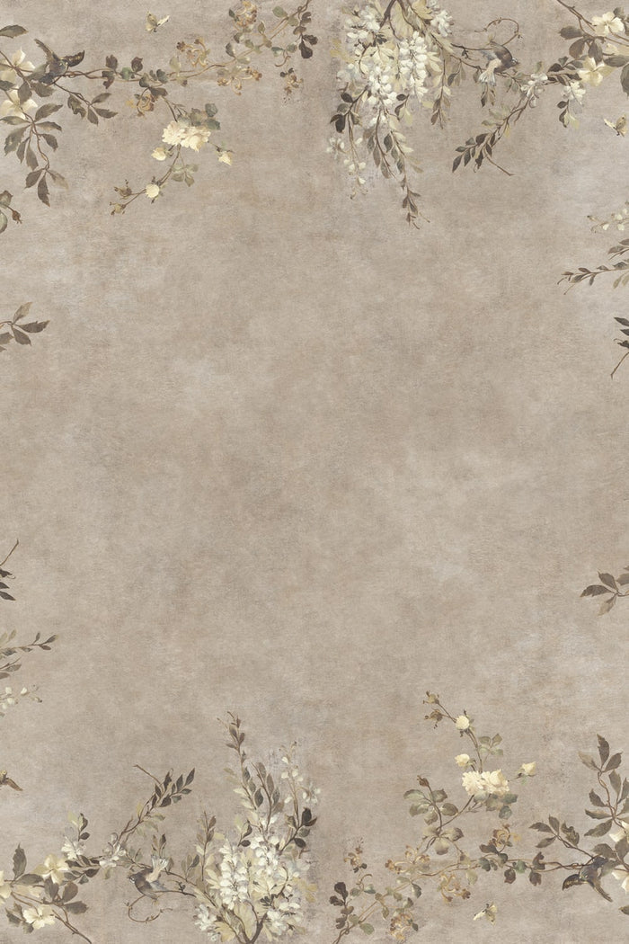 Luca Square – Beige – custom sized wallpaper mural (per m²)