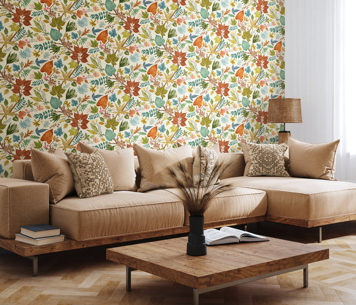 Lush Leaves Wallpaper - Ohpopsi - Marmalade