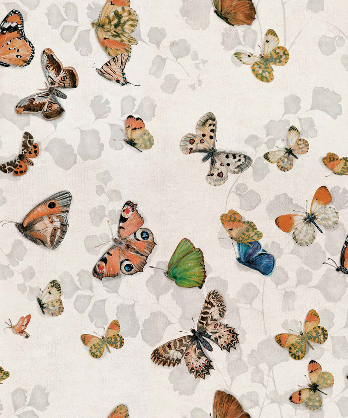Magic Butterflies Wallpaper - Linen