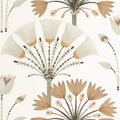 Majestic Wallpaper - Vert amande dore
