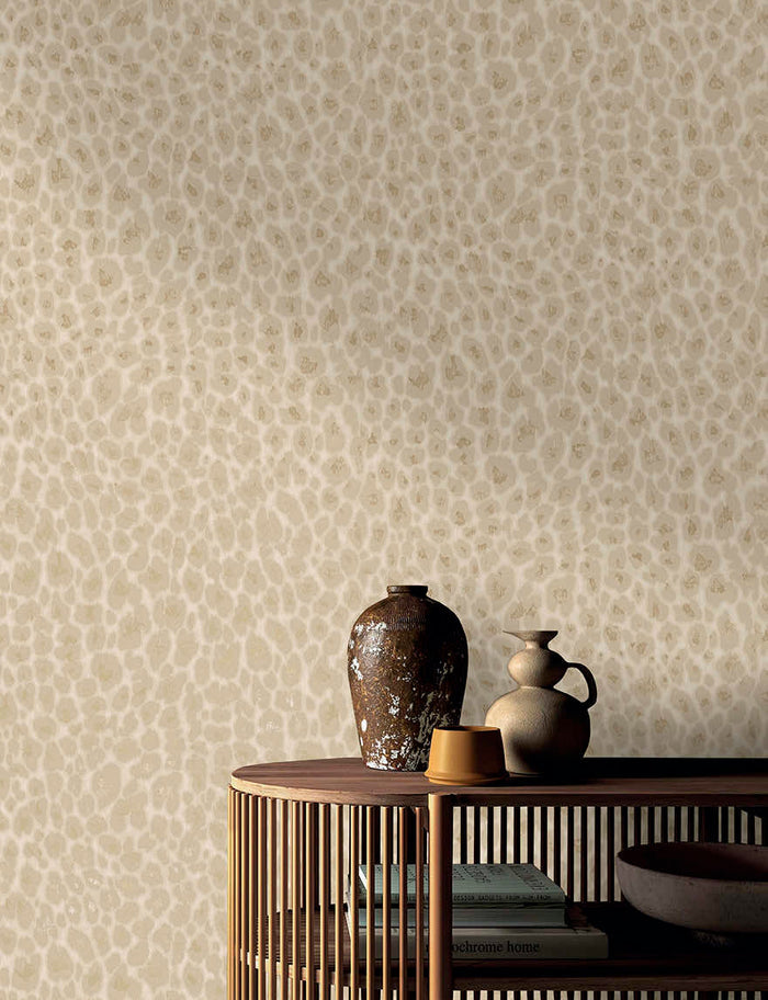 Makucha Bead Wallpaper - Cream