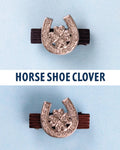 Mane Jane Ring Bling- Horseshoe Clover