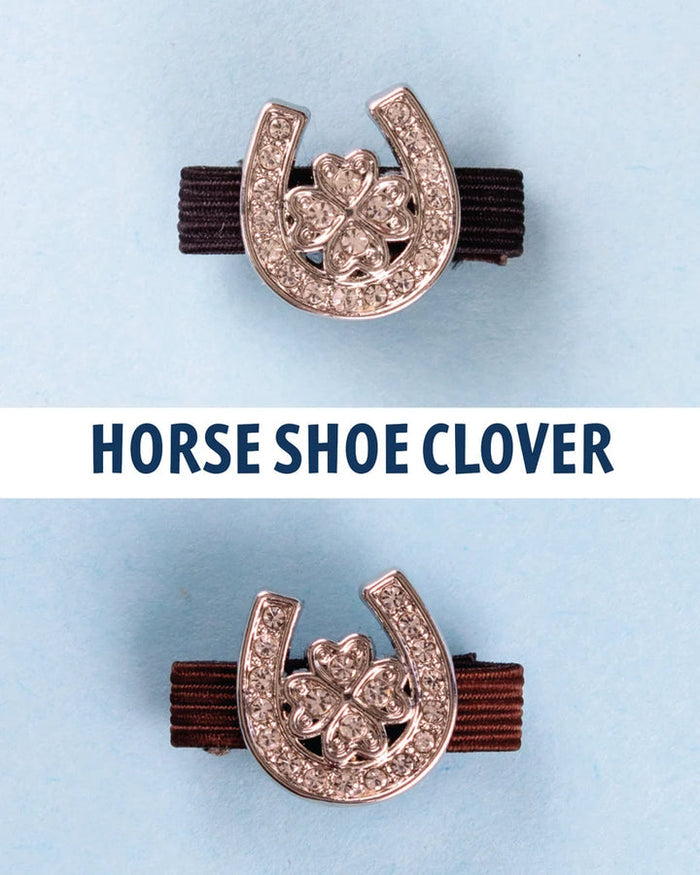 Mane Jane Ring Bling- Horseshoe Clover