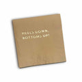 Mare Modern Goods Cocktail Napkins: Heels Down. Bottoms Up!