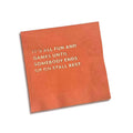 Mare Modern Goods Cocktail Napkins: Stall Rest