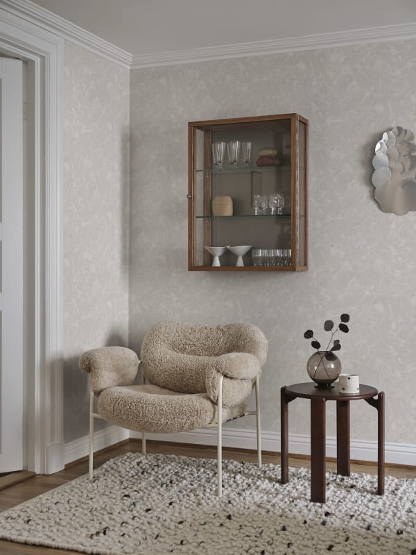 Marion Marble Wallpaper - Grey