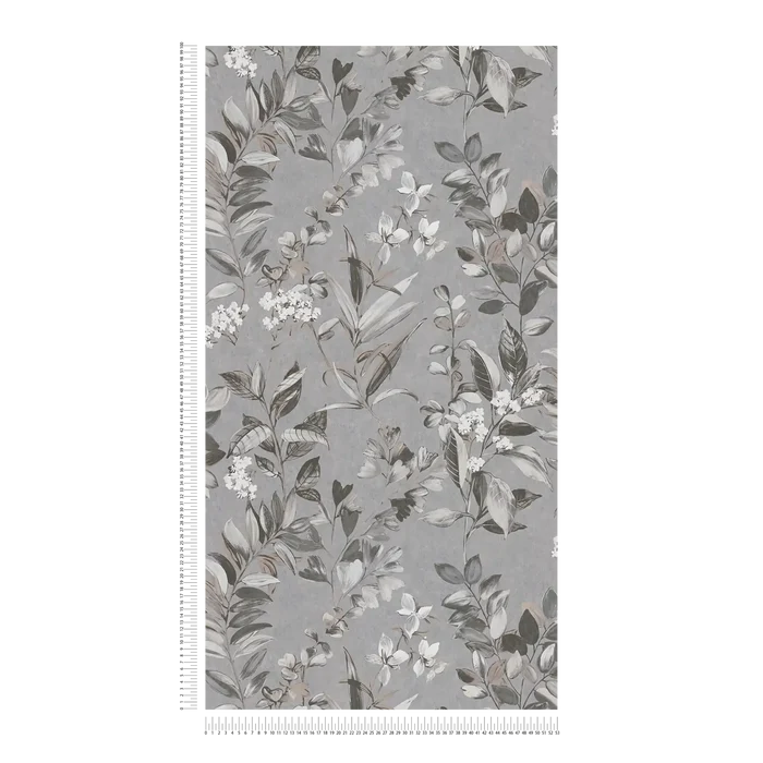 Meadow Whisper - Architects Wallpaper - Grey